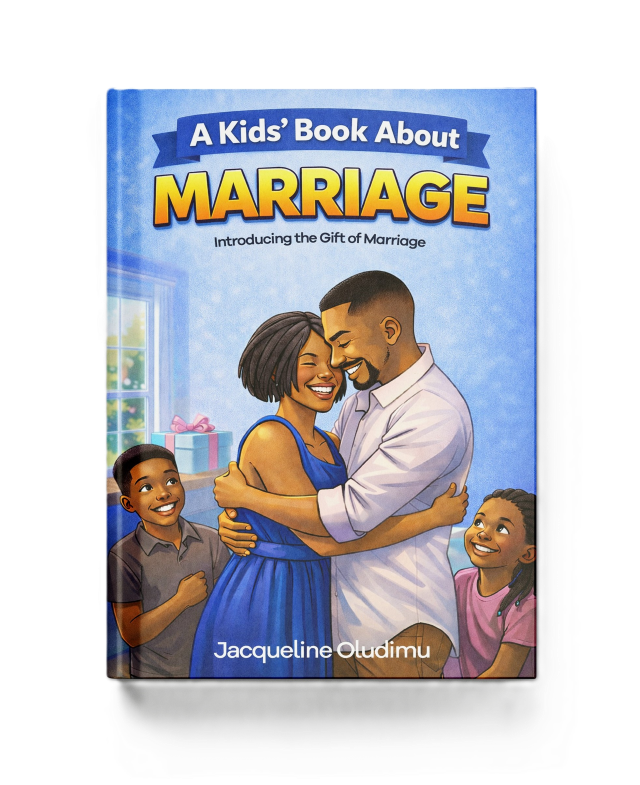 A kid's book about marriage book cover