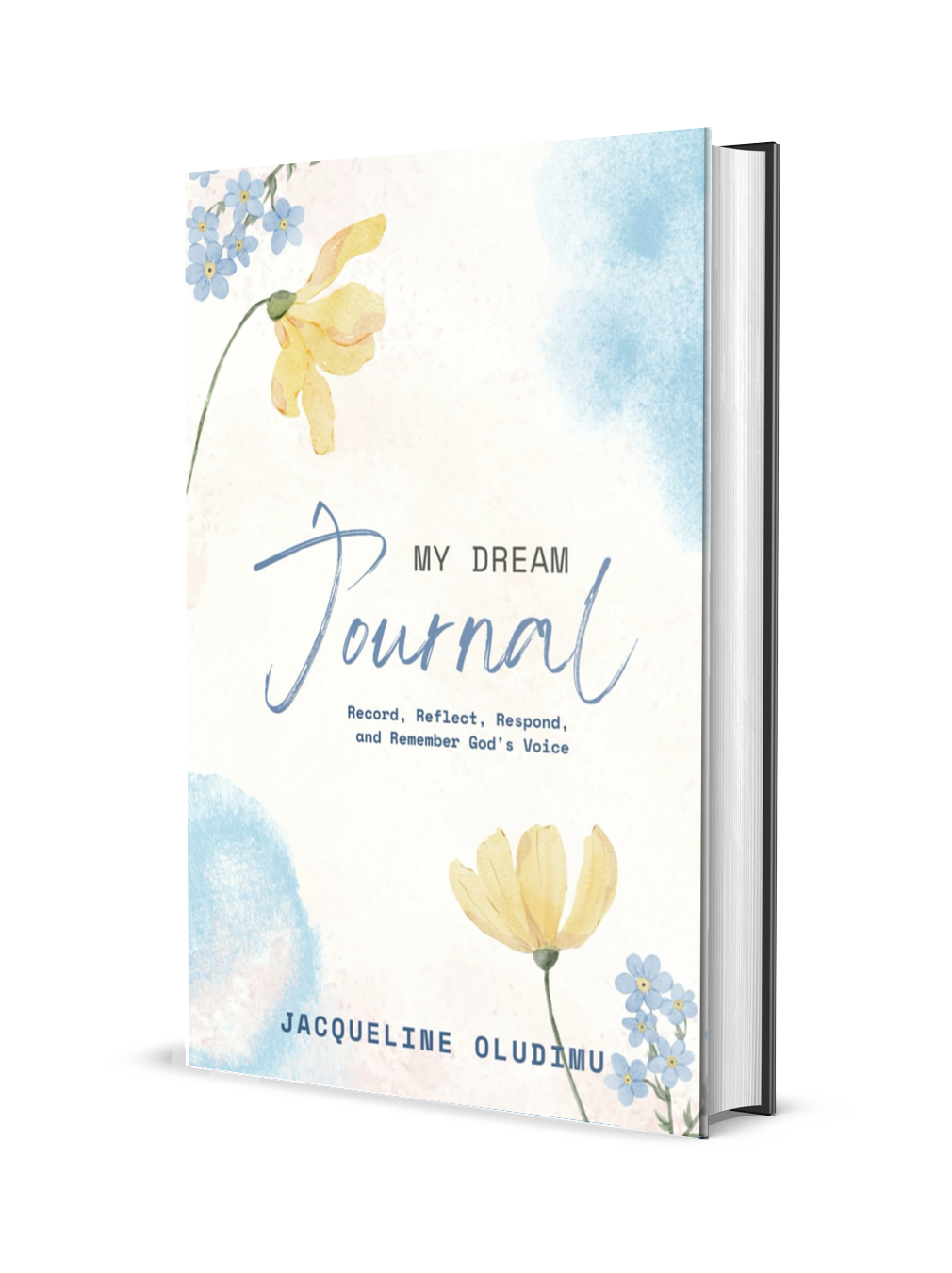 My dream journal mockup